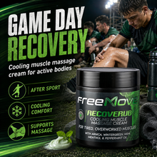 Load image into Gallery viewer, FreeMove Recoverub Cooling Muscle Care and Pain Relief Cream 500g Jar
