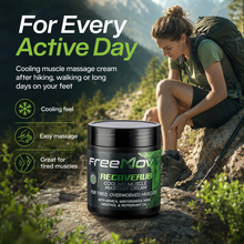 Load image into Gallery viewer, FreeMove Recoverub Cooling Muscle Care and Pain Relief Cream 500g Jar
