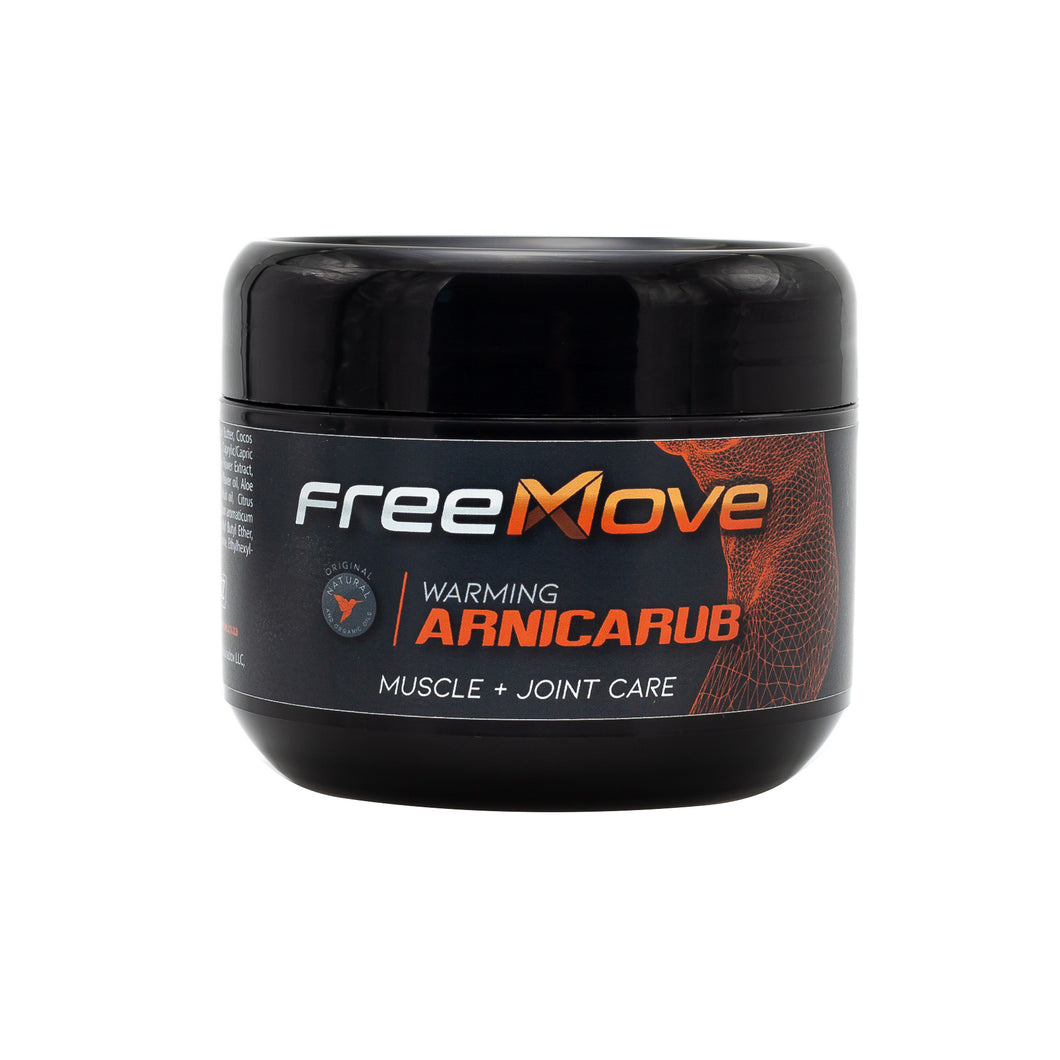 FreeMove Arnicarub warming Muscle Care and Pain Relief cream 250g jar