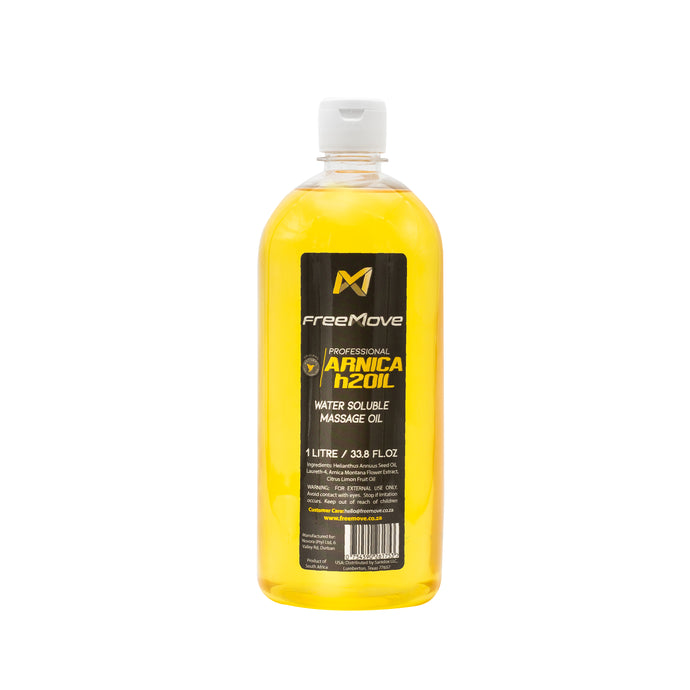 FreeMove Arnica Massage Oil 1L (Stain Free - Water Soluble)